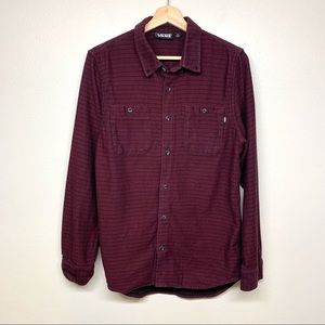 Vans Men's Burgundy Shirt